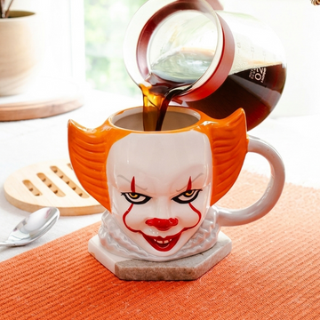 بيني وايز (IT) - كوب سيراميك مجسم ثلاثي الأبعاد لشخصية المهرج المرعب